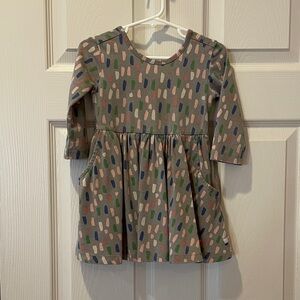 Ruffle Butts Toddler Girl Twirl Dress size 3T with Back Bow